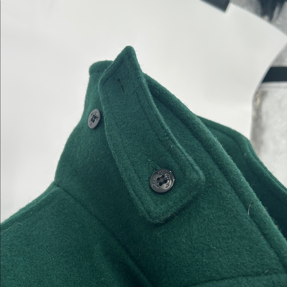 VTG Fidelity Green Wool Peacoat Women XS Military Double Breasted Made USA - Picture 5 of 15